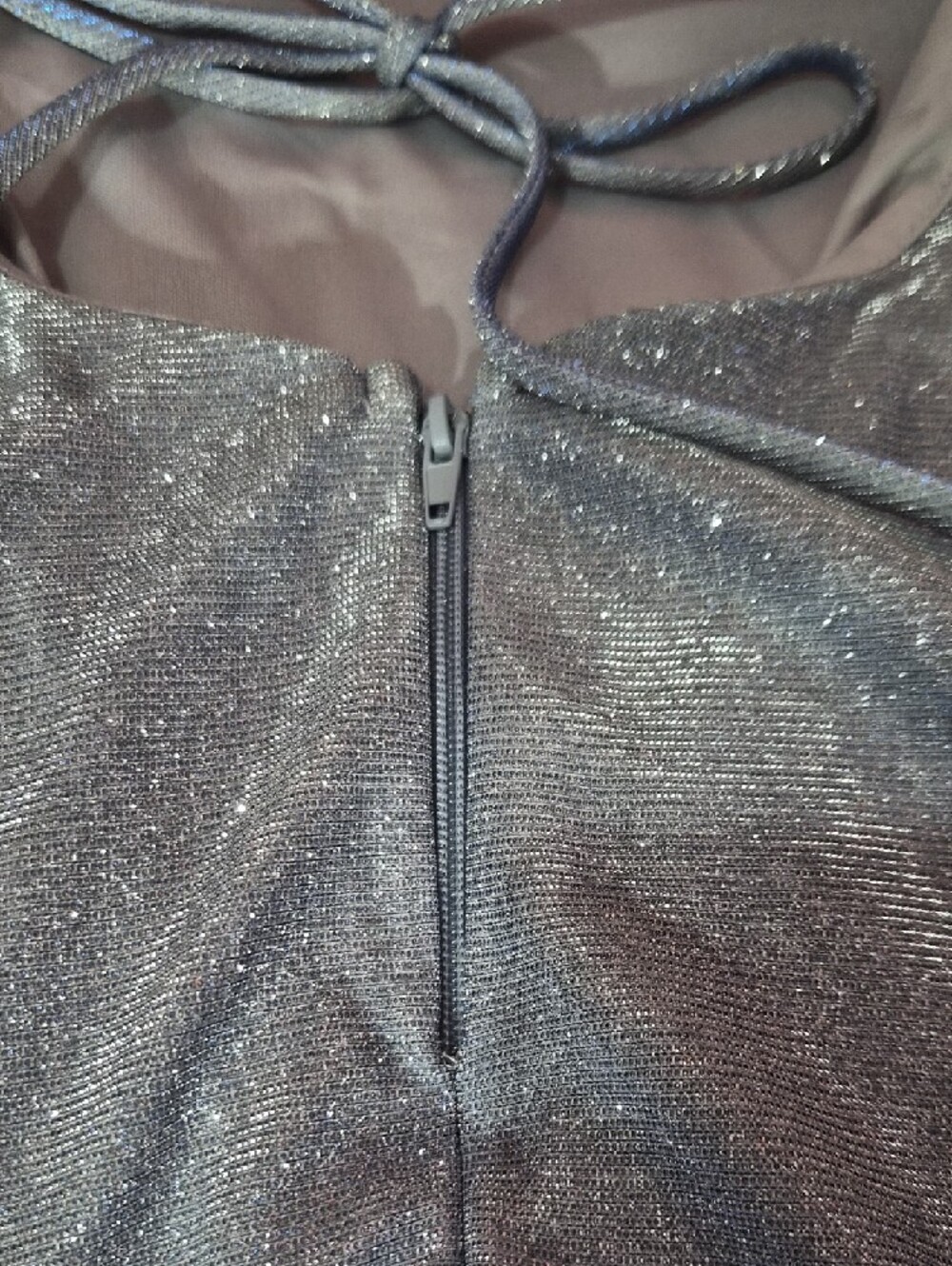 Windsor Light Blue Shimmery Dress Size Small - Picture 7 of 7